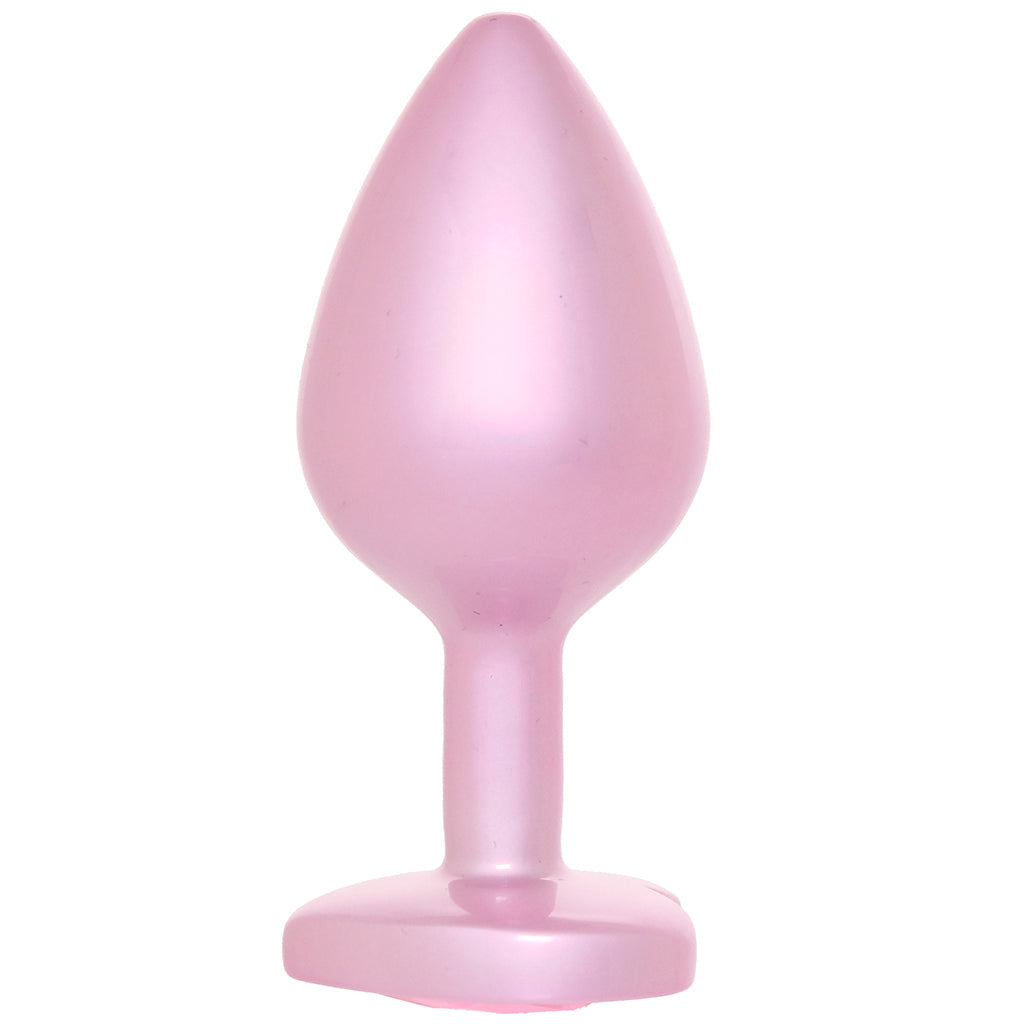 Booty Bling Pink Metal Jewelled Butt Plug in Medium Anal Sex Toys > Butt Plugs - Tophatter Daily Deals
