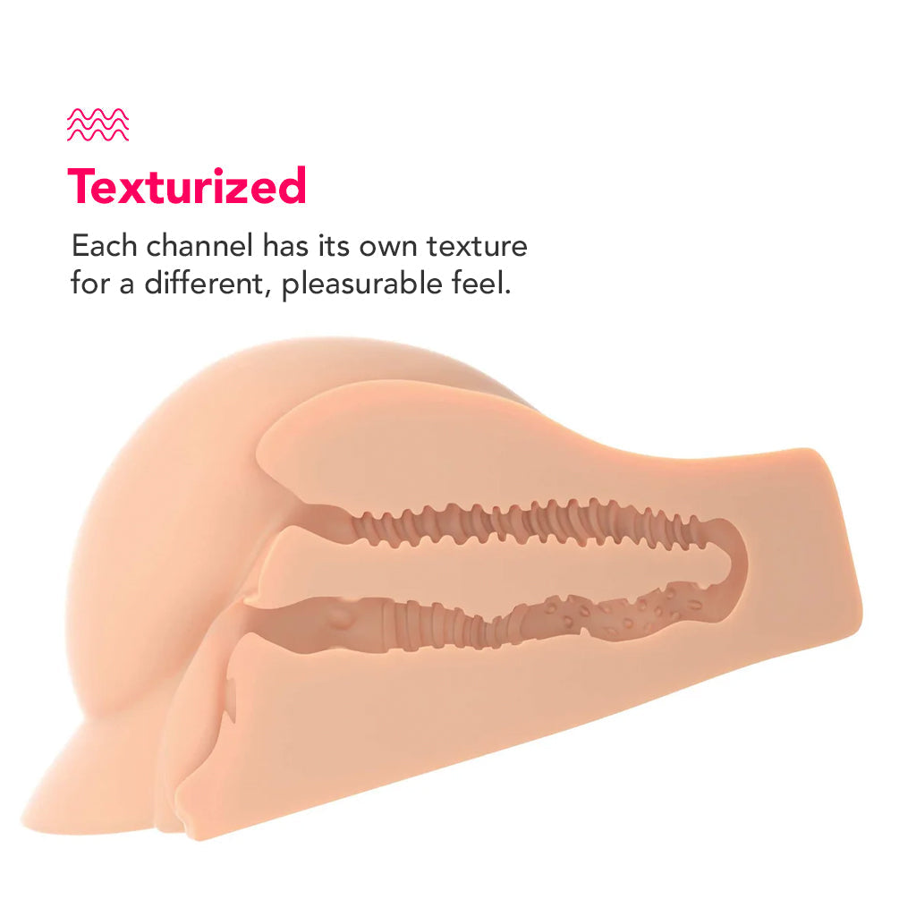 PDX Plus Perfect Ass Masturbator in Light - Tophatter's Adult Products Male Masturbators > Realistic Butts - Tophatter Daily Deals