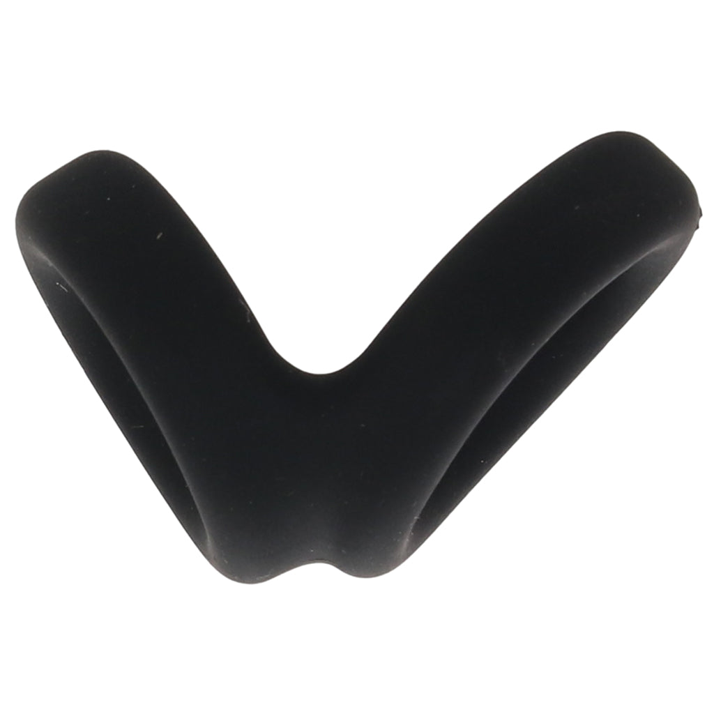 Alpha Ring Liquid Silicone Snug Tugger in Black Cock Rings - Tophatter Daily Deals