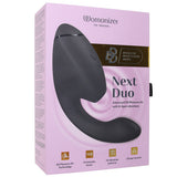 Womanizer Next Duo Clitoral Suction & G-Spot Vibe in Black Vibrators > G-Spot Vibrators - Tophatter Daily Deals