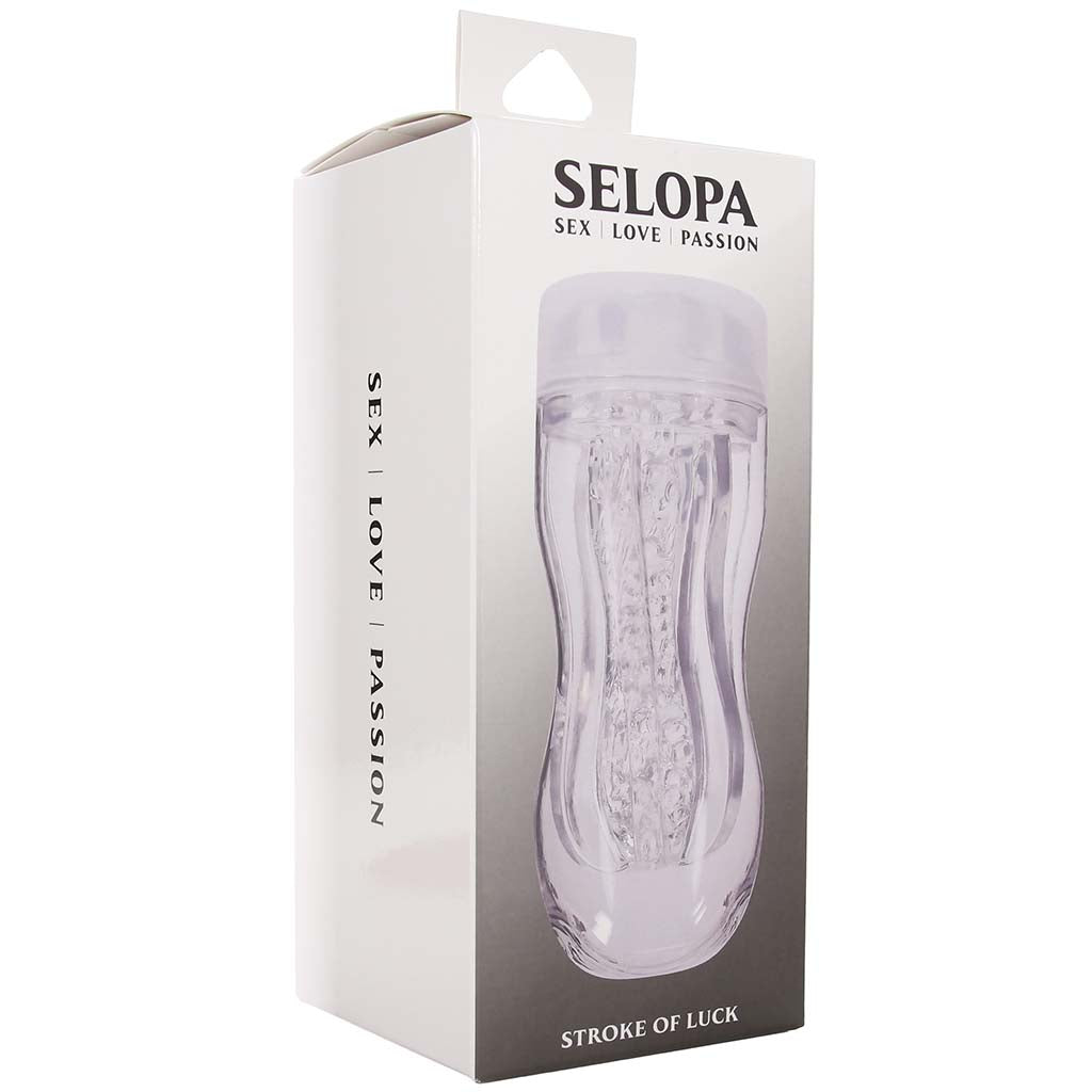 Selopa Stroke of Luck Stroker - Tophatter's Adult Sex Toys Online Male Masturbators > Self-Contained Strokers - Tophatter Daily Deals