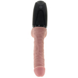 King Cock Triple Threat 6.5 Inch Thrusting Cock in White Vibrators > Realistic Vibrator Dildos - Tophatter Daily Deals