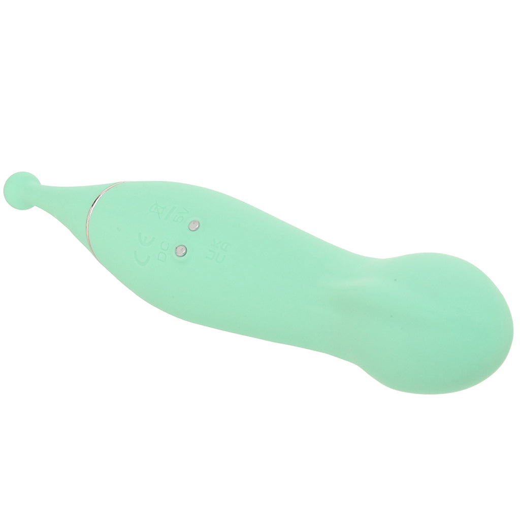 Stella Dual Ended Stimulator Vibe in Green - Tophatter's Vibrator Deals Online Vibrators > G-Spot Vibrators - Tophatter Daily Deals