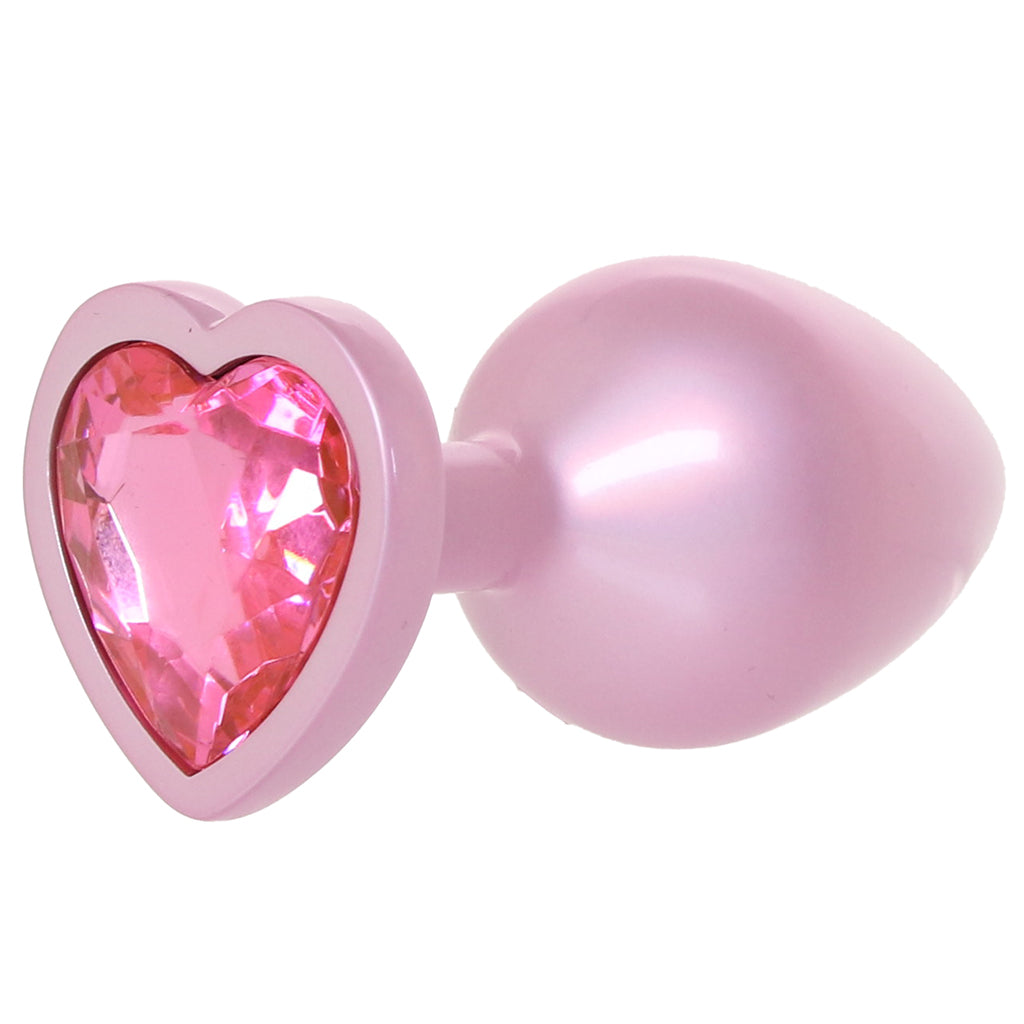 Booty Bling Pink Metal Jewelled Butt Plug in Medium Anal Sex Toys > Butt Plugs - Tophatter Daily Deals