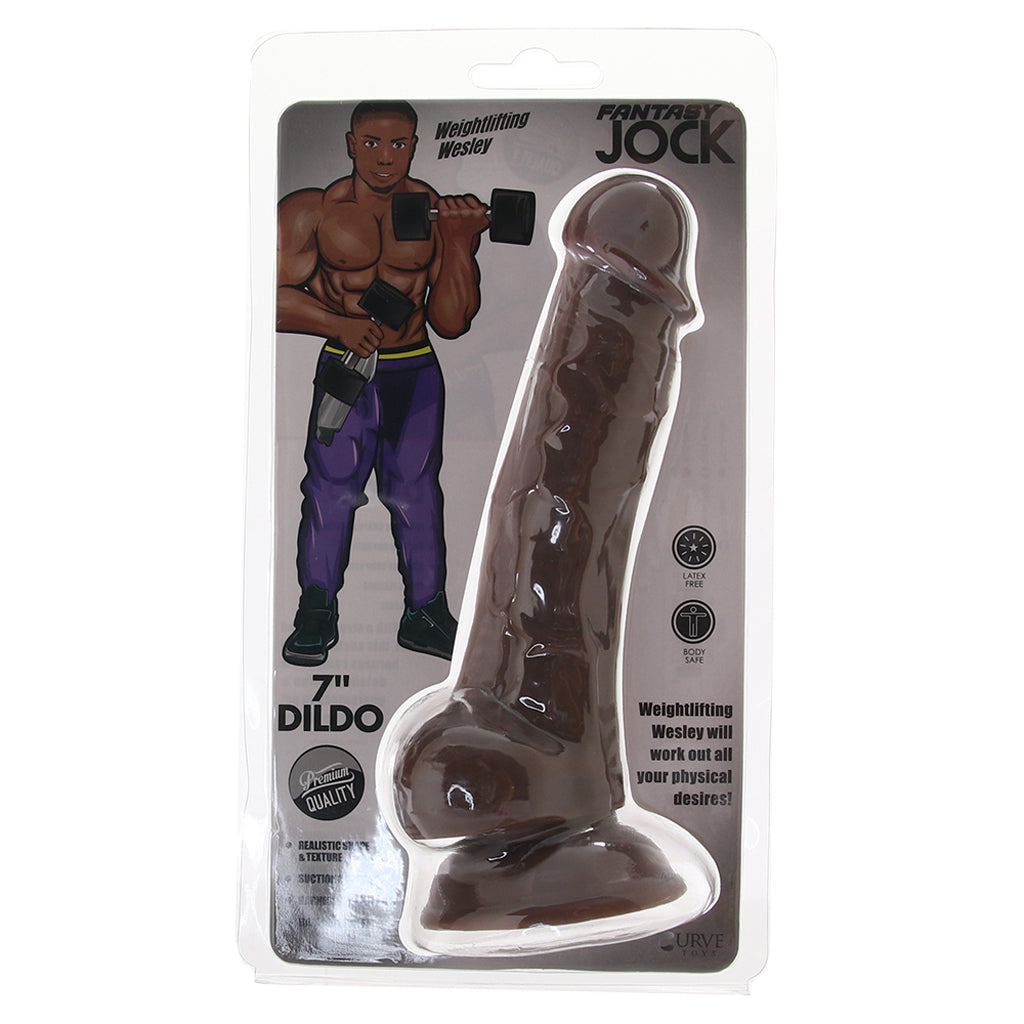 Fantasy Jock Weightlifting Wesley 7 Inch Dildo Dildo Sex Toys > Realistic Dildos - Tophatter Daily Deals