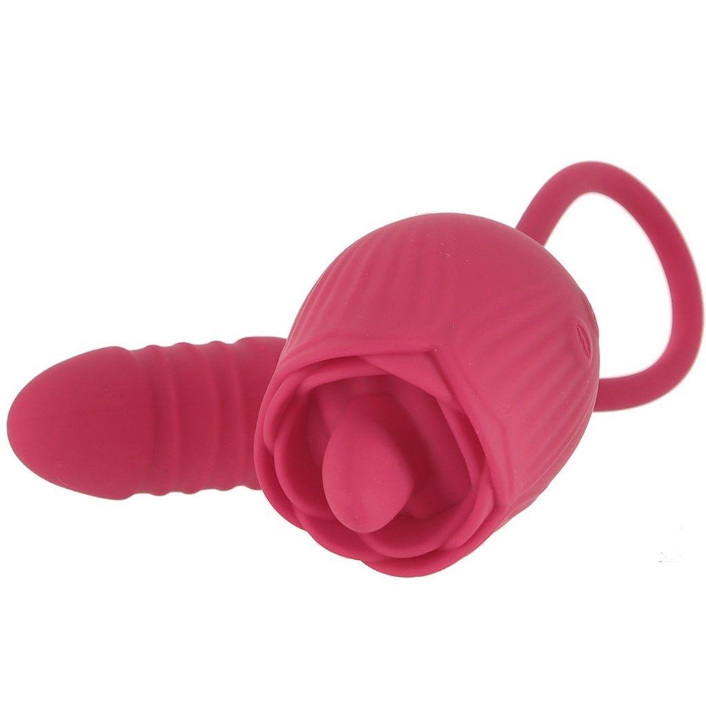 Wild Rose Dual Stimulator - Tophatter's Adult Products Vibrators > Clitoral Stimulators - Tophatter Daily Deals