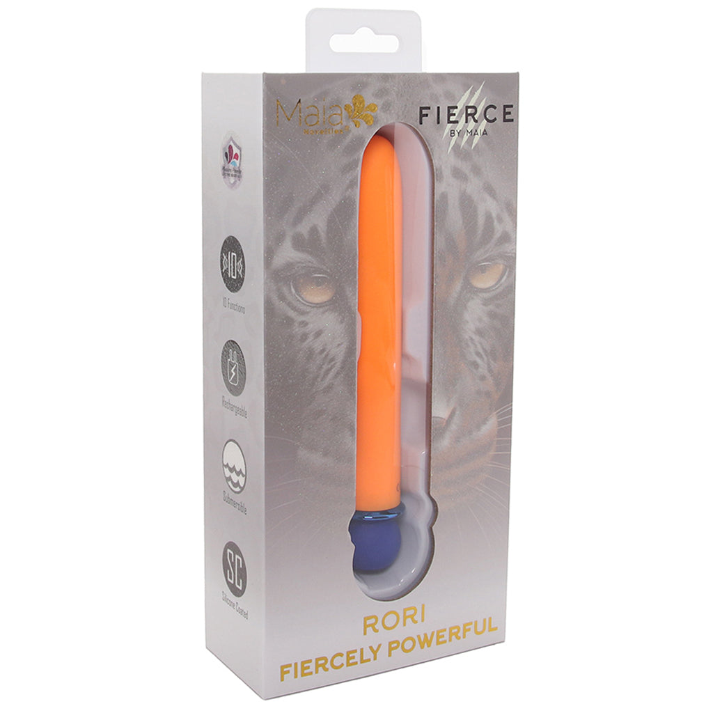 Rori Fiercely Powerful X-Long Bullet Vibe in Orange - Tophatter's Adult Sex Toys Online Vibrators > Bullet and Egg Vibrators - Tophatter Daily Deals