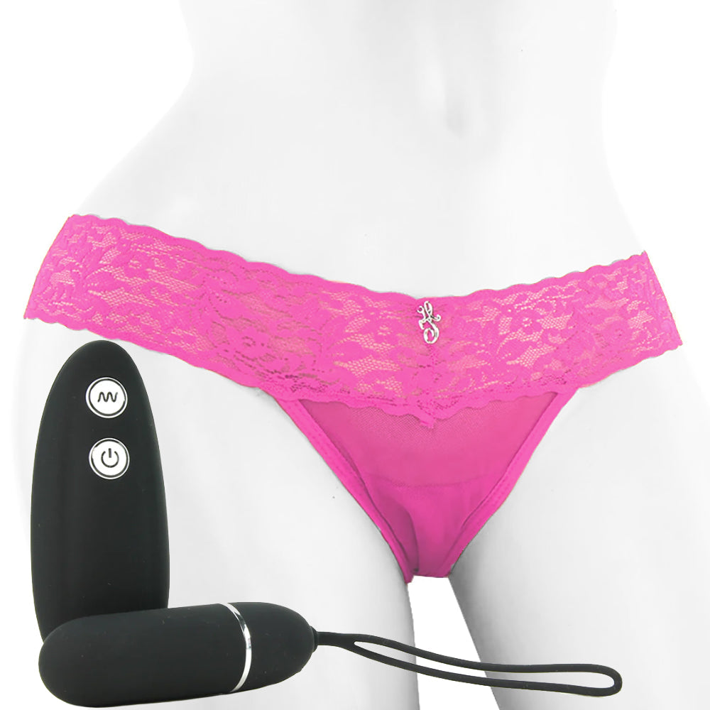Wireless Remote Vibrating Pink Panties /L Vibrators > Wearable & Panty Vibrators - Tophatter Daily Deals