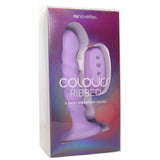 Colours 6 Inch Ribbed Remote Vibe in Purple Vibrators > G-Spot Vibrators - Tophatter Daily Deals