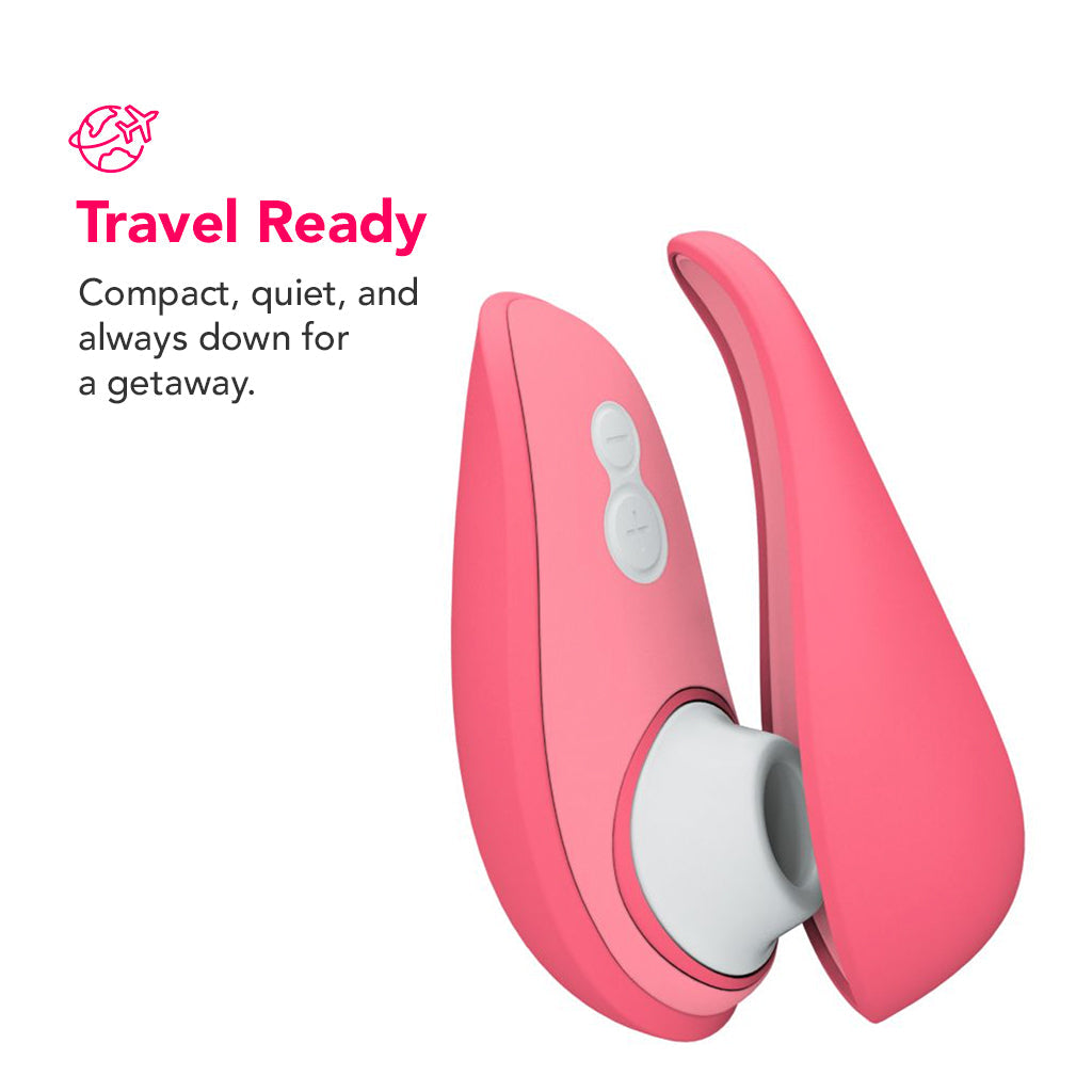 Womanizer Liberty 2 Clitoral Stimulator in Vibrant Rose Vibrators > Clitoral Stimulators - Tophatter Daily Deals
