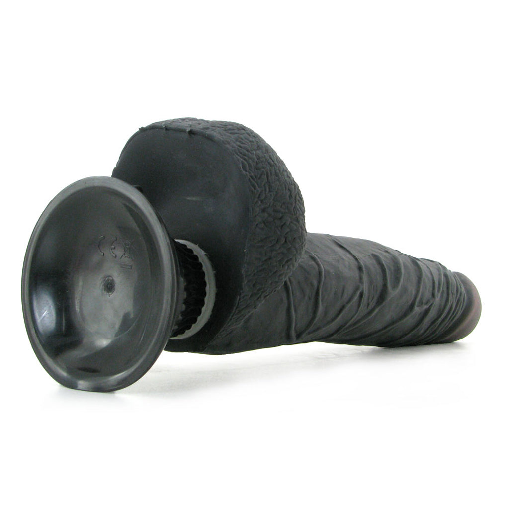 Real Feel Deluxe 9 Inch Vibrating Wall Banger Dildo in Blac - Tophatter's Vibrator Deals Online Vibrators > Realistic Vibrator Dildos - Tophatter Daily Deals