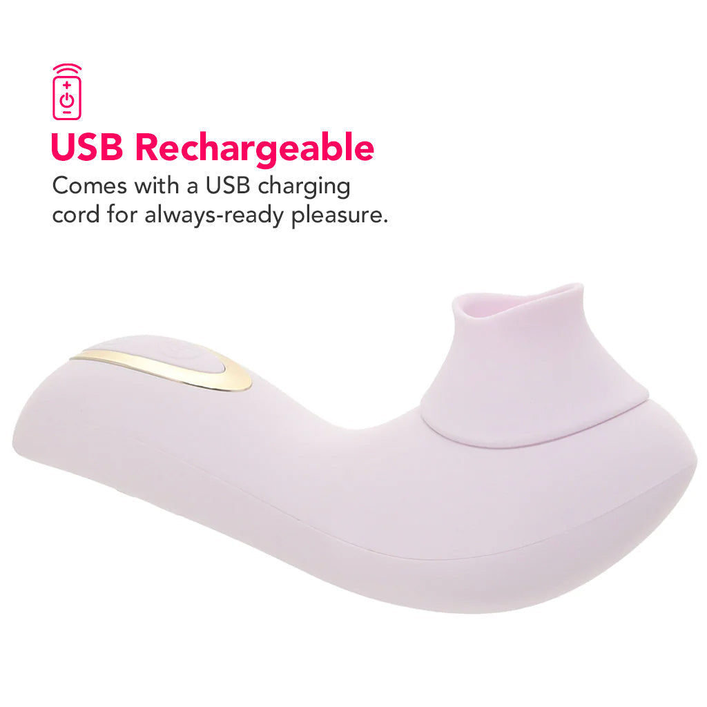 Delice Fleur Fluttering Suction Vibe Vibrators > Clitoral Stimulators - Tophatter Daily Deals