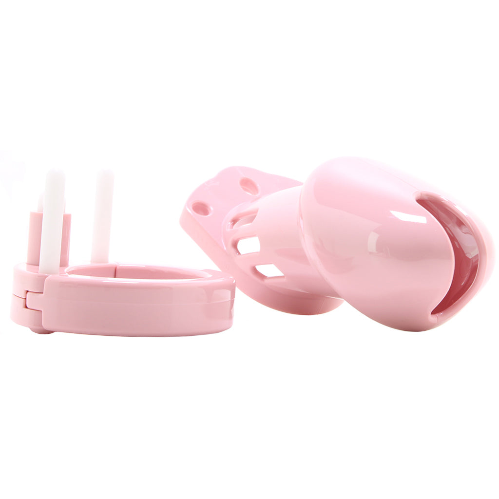 CB-6000 Pink Male Chastity Device in 3.25 Inch Bondage and Fetish > Cock and Ball Devices - Tophatter Daily Deals