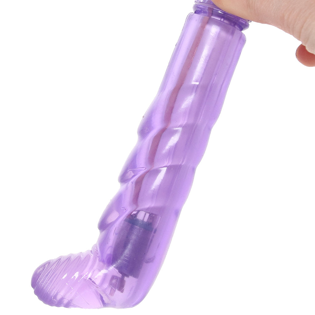 Basic Essentials Slim Softee Vibe in Purple Vibrators > G-Spot Vibrators - Tophatter Daily Deals