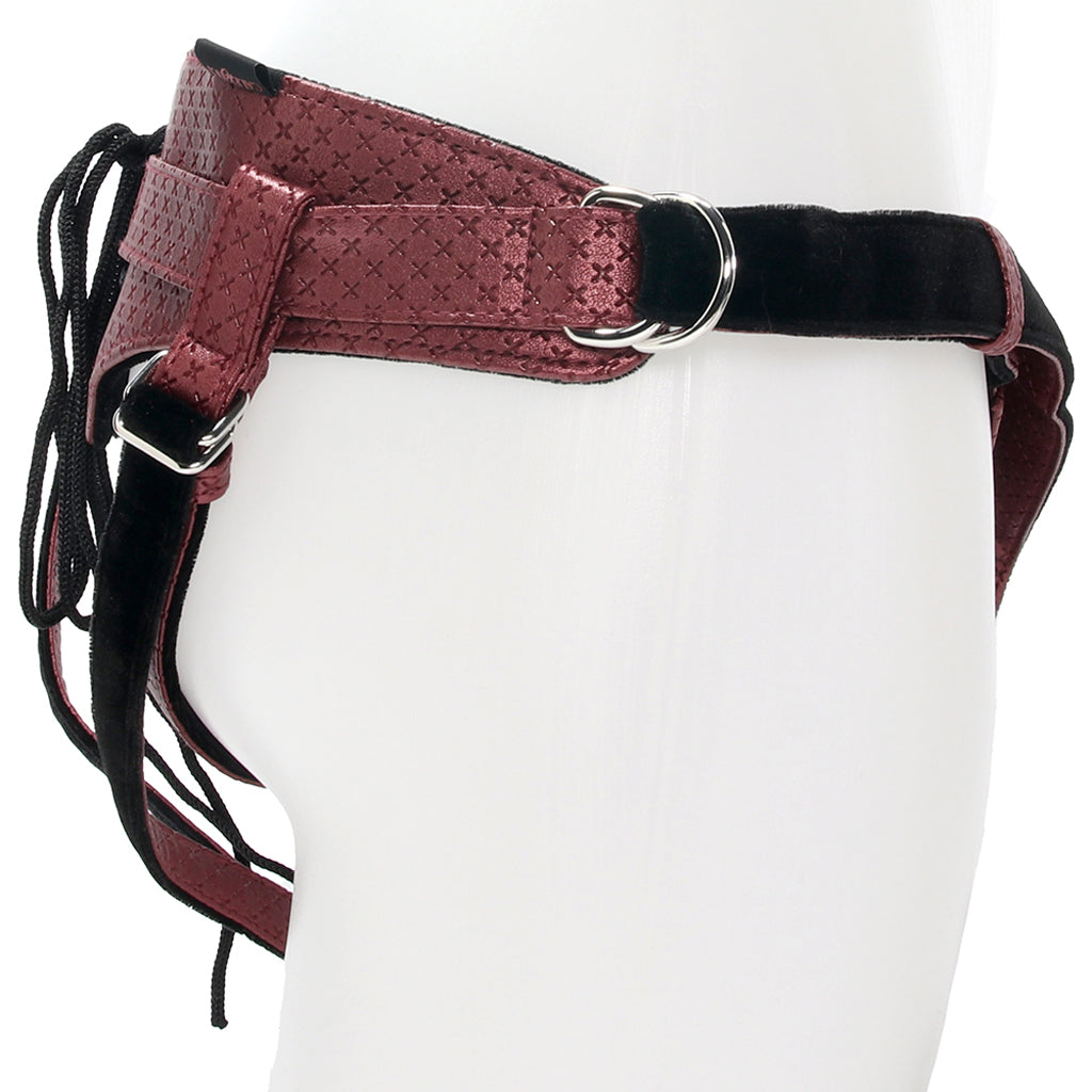 Her Royal Harness The Regal Queen in Red - Tophatter's Adult Products Dildo Sex Toys > Strap-On and Harnesses - Tophatter Daily Deals
