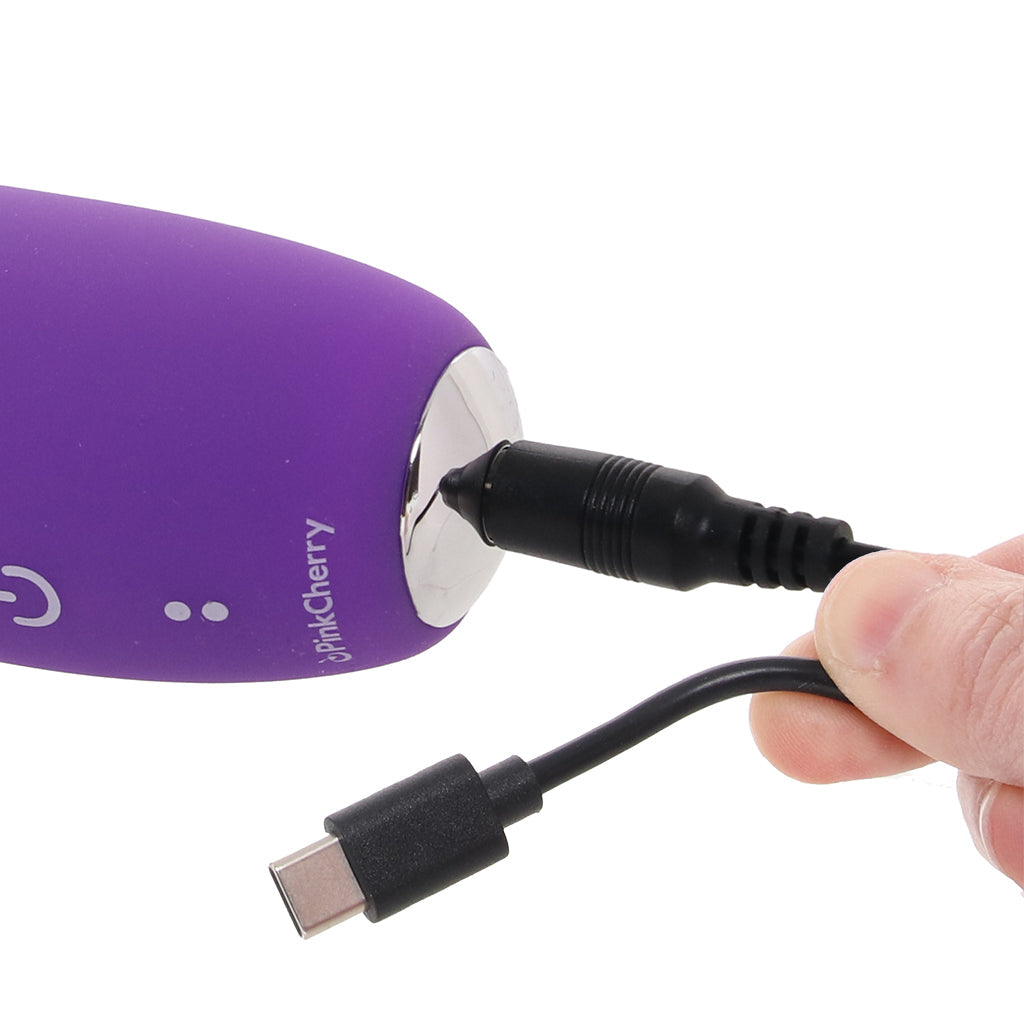 PinkCherry G-Spot Slim Rabbit Vibe in Purple - Tophatter's Adult Sex Toys Online Vibrators > Rabbit Vibrators - Tophatter Daily Deals