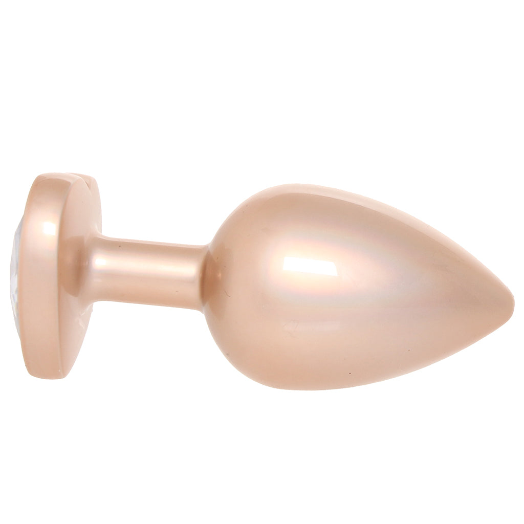 Booty Bling Gold Metal Jewelled Butt Plug in Large Anal Sex Toys > Butt Plugs - Tophatter Daily Deals