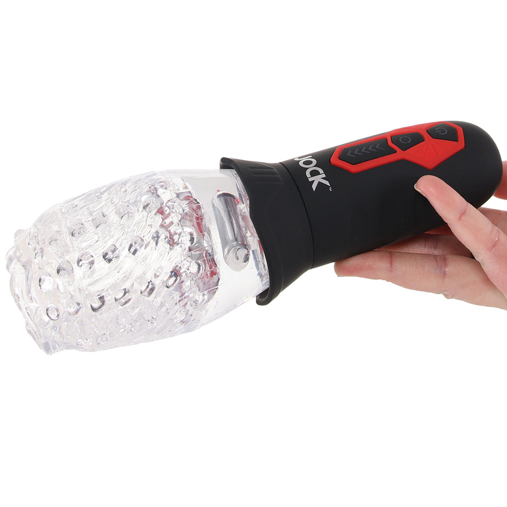 Jock Spinning & Vibrating Masturbator - Tophatter's Adult Sex Toys Online Male Masturbators > Auto Strokers - Tophatter Daily Deals