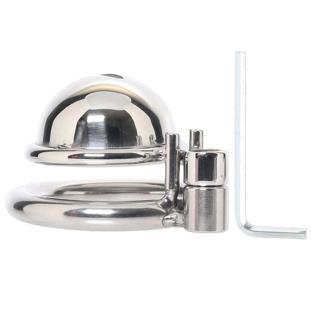 Lockmaster Inverted Micro Chastity Cage Bondage and Fetish > Cock and Ball Devices - Tophatter Daily Deals