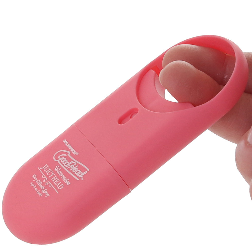 GoodHead Juicy Head Dry Mouth Spray To-Go in Watermelon - Tophatter's Adult Products Lubes and Lotions > Flavored Sex Lubes - Tophatter Daily Deals