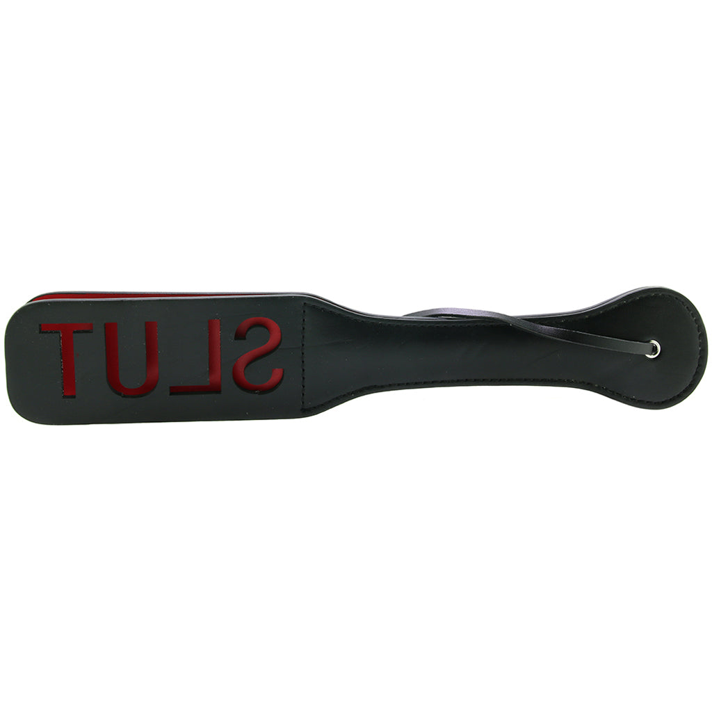Ouch! SLUT Paddle - Tophatter's Adult Products Bondage and Fetish > Whips and Crops - Tophatter Daily Deals