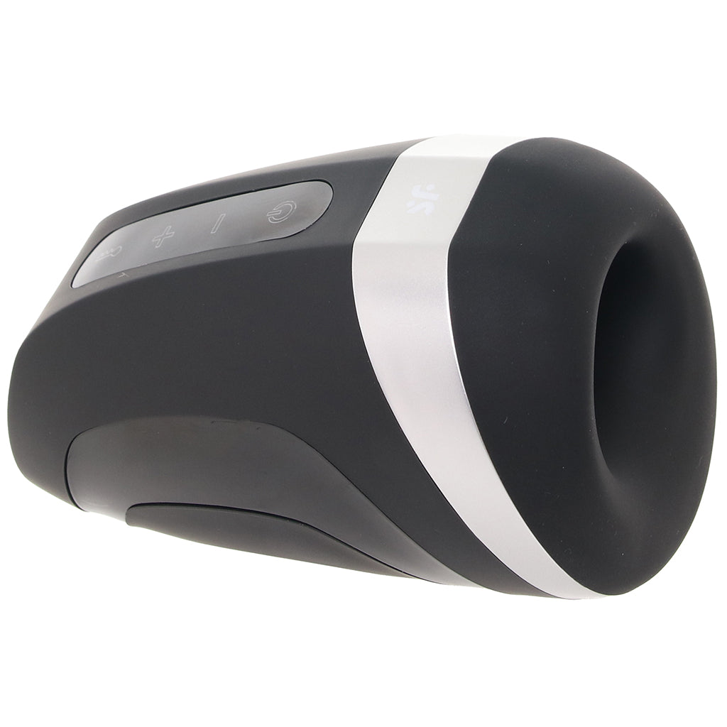 Satisfyer Men Heat & Vibration Stroker Male Masturbators > Vibrating - Tophatter Daily Deals
