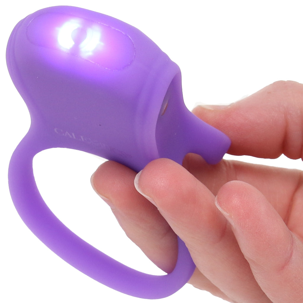 Basic Essentials Dual Support Vibrating Cock Ring - Tophatter's Vibrator Deals Online Cock Rings - Tophatter Daily Deals
