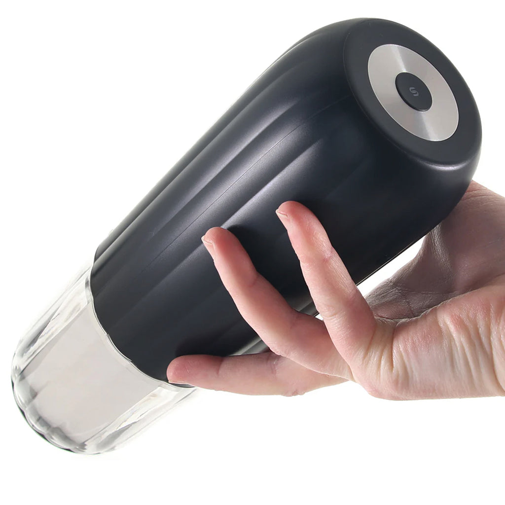 Alex Neo 2 Interactive Thrusting Masturbator in Dark Blue - Tophatter's Vibrator Deals Online Male Masturbators > Auto Strokers - Tophatter Daily Deals