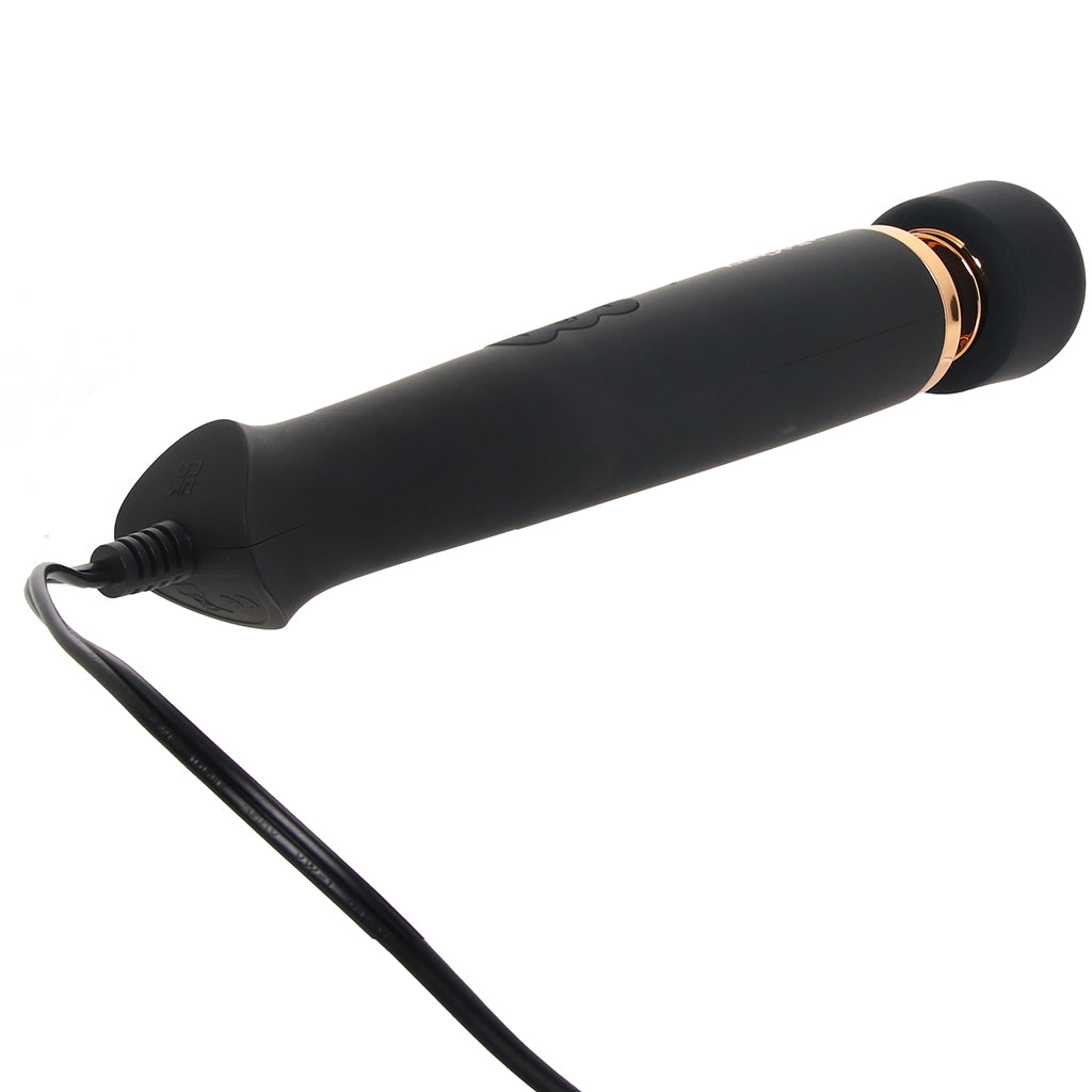 PinkCherry Premium Powered Wand in Black - Tophatter's Adult Sex Toys Online Vibrators > Wands - Tophatter Daily Deals