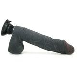 Real Feel Deluxe 11 Inch Wall Banger Vibe in Black Vibrators > Realistic Vibrator Dildos - Tophatter Daily Deals