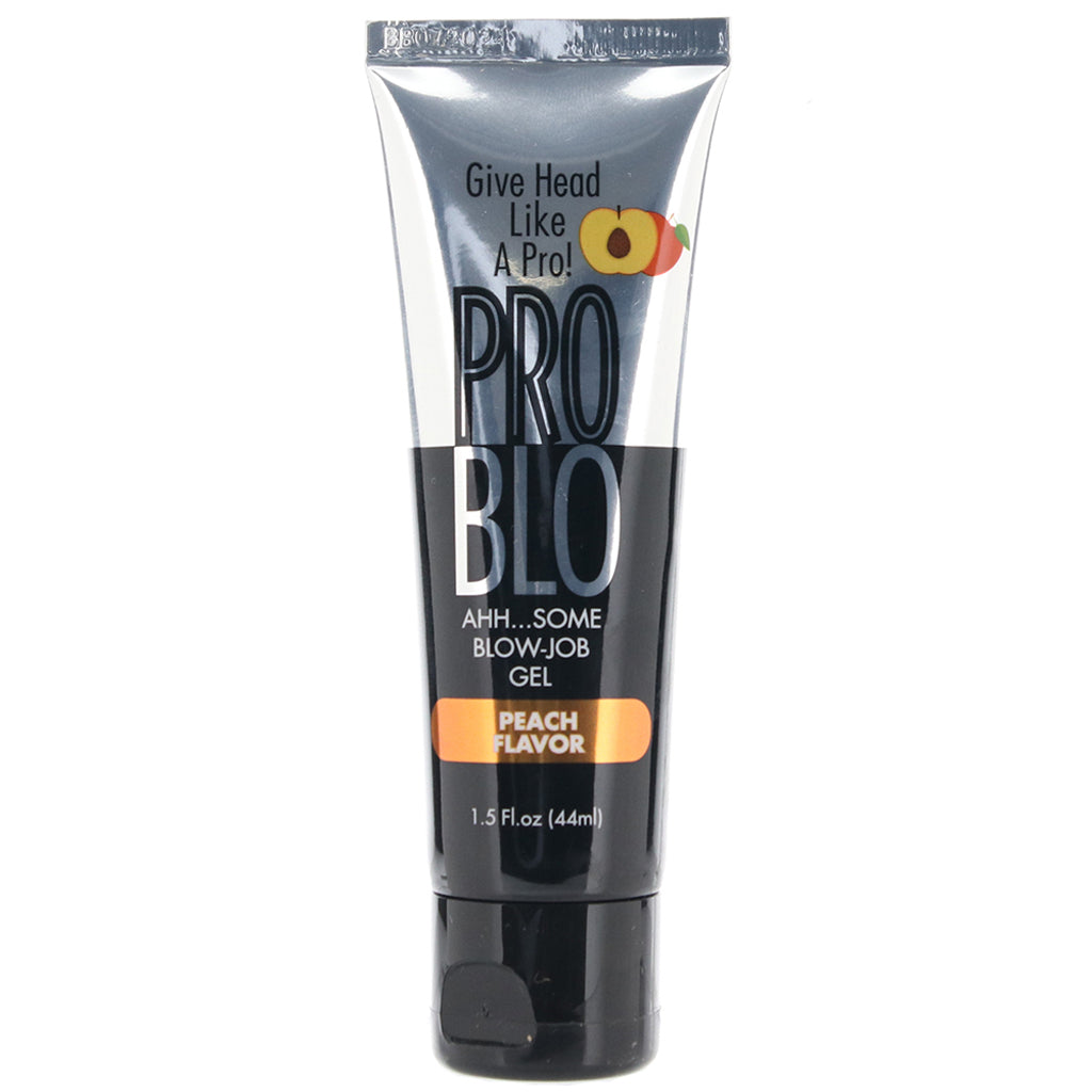 Pro Blo Flavored Oral Gel 1.5oz/44ml in Peach - Tophatter's Adult Products Lubes and Lotions > Female Enhancement - Tophatter Daily Deals