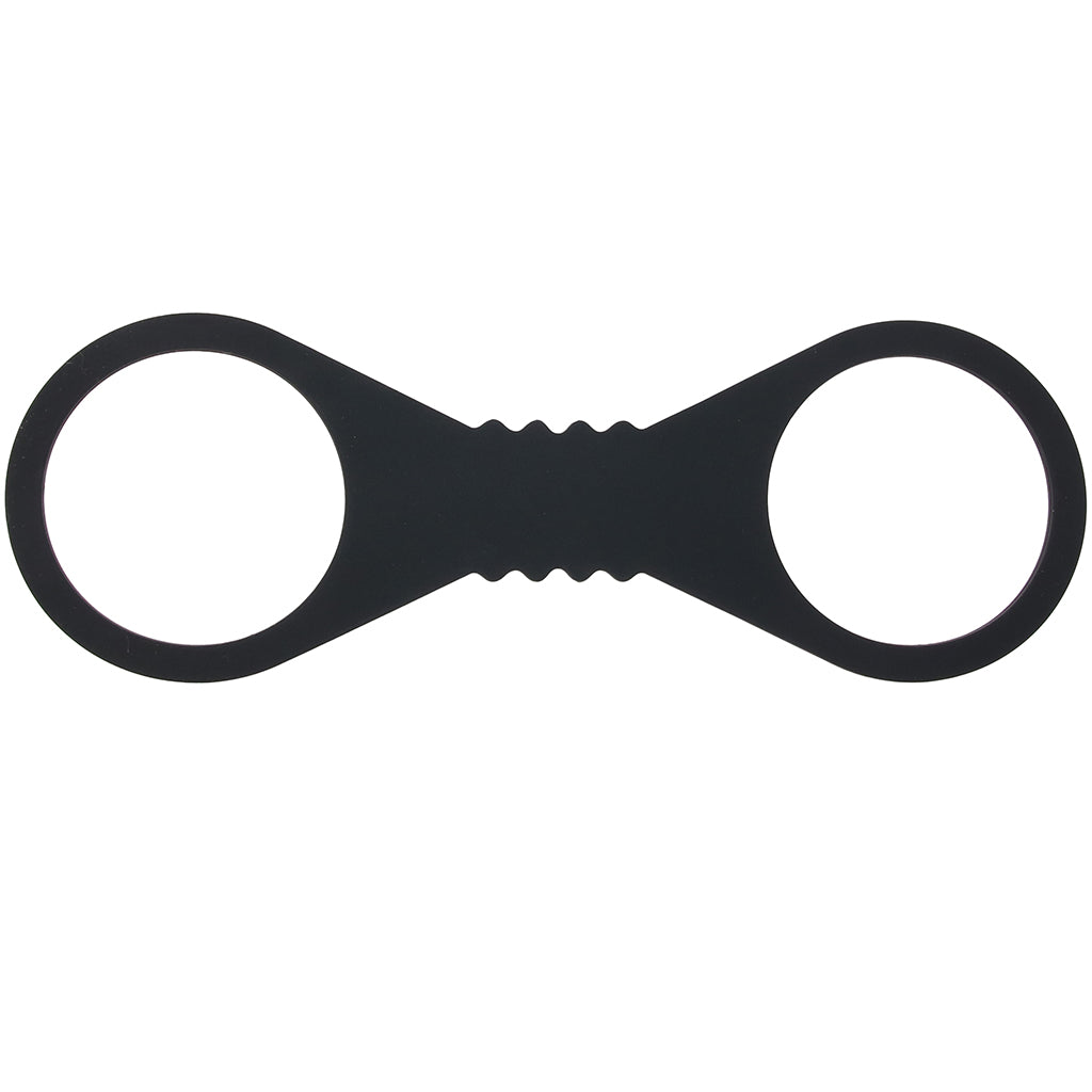 Sex & Mischief Shadow Silicone Cuffs in Large Bondage and Fetish > Wrist and Ankle Cuffs - Tophatter Daily Deals
