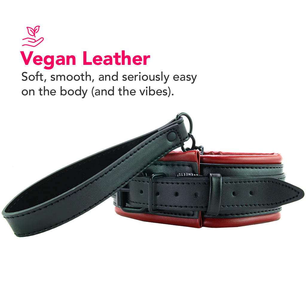 Saffron Leash & Collar Bondage and Fetish > Leashes and Collars - Tophatter Daily Deals