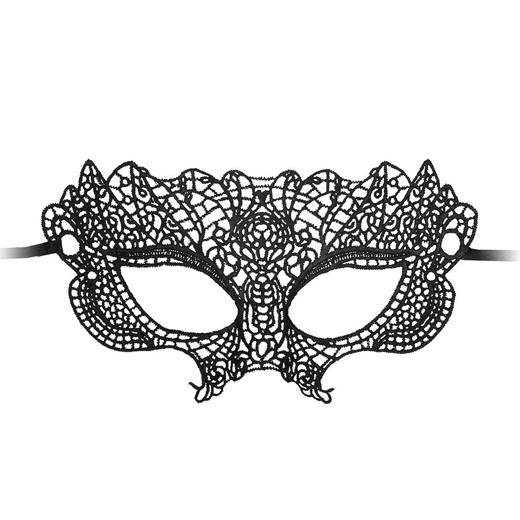 Ouch! Princess Lace Mask in Black Bondage and Fetish > Pleasure Masks and Dress Up Play - Tophatter Daily Deals