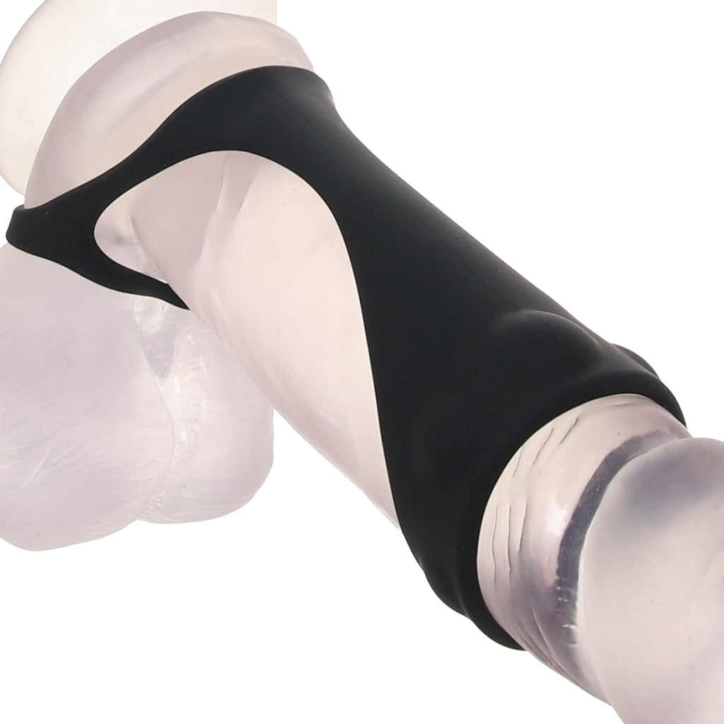Enhancer Textured Cock Strap & Ball Stretcher - Tophatter's Adult Sex Toys Online Male Enhancement > Extenders and Sleeves - Tophatter Daily Deals