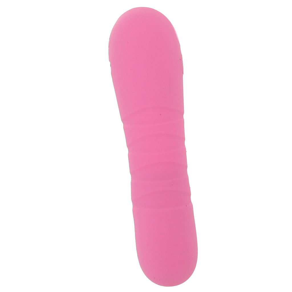 Pretty in Pink Crush Thrusting Vibe Vibrators > Bullet and Egg Vibrators - Tophatter Daily Deals