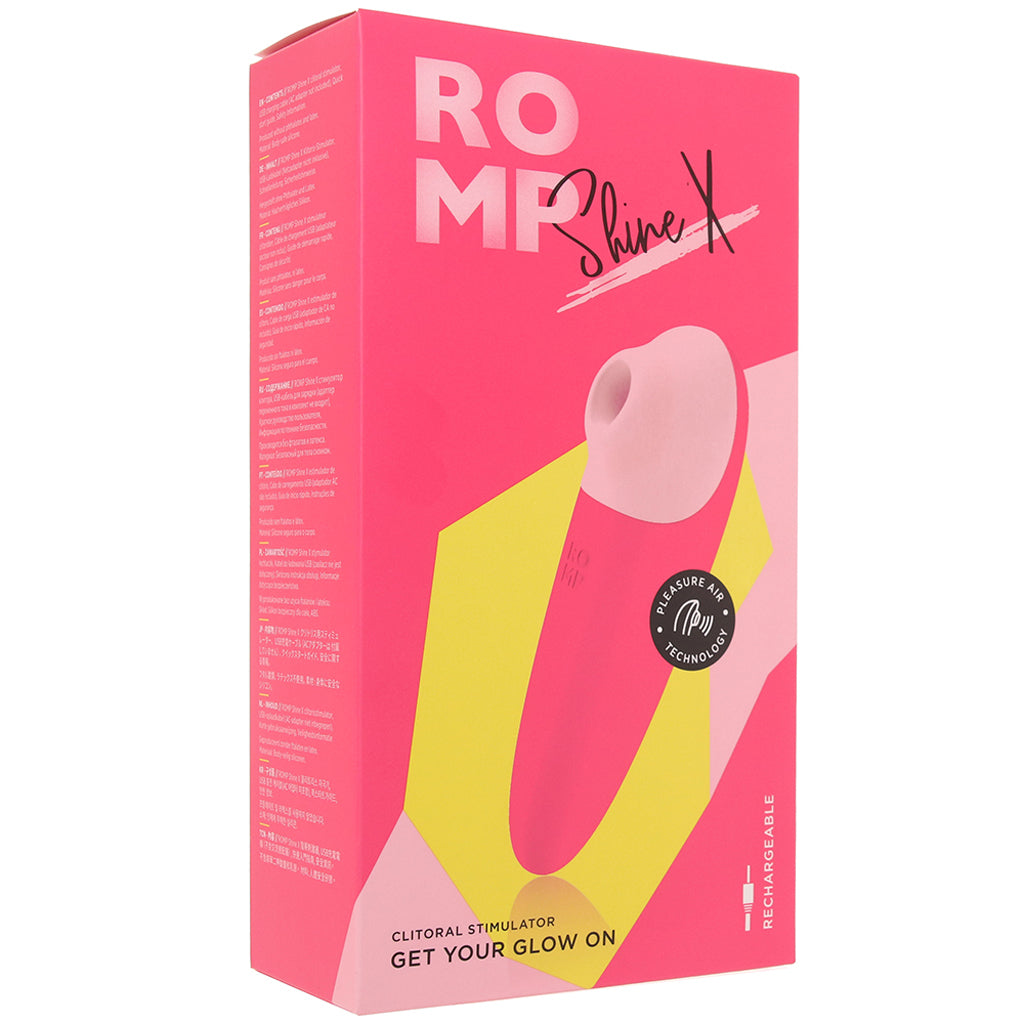 Romp Shine X Clitoral Stimulator - Tophatter's Adult Sex Toys Online Vibrators > Clitoral Stimulators - Tophatter Daily Deals