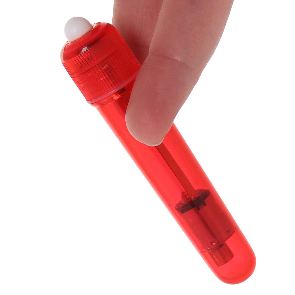 Travel Blaster Textured Bullet Vibe in Red - Tophatter's Adult Sex Toys Online Vibrators > Bullet and Egg Vibrators - Tophatter Daily Deals