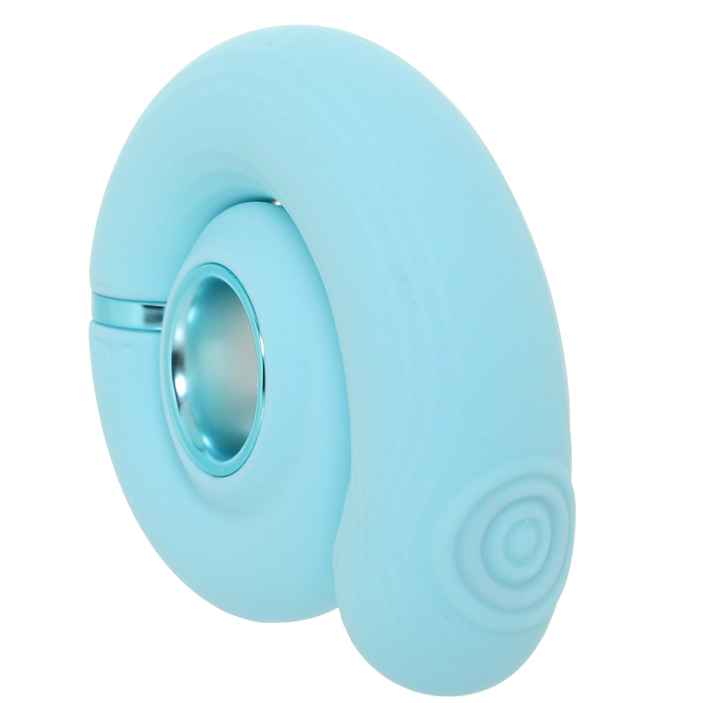 Loveline Tic-Tac Tapping Swirl Vibe in Blue Vibrators > G-Spot Vibrators - Tophatter Daily Deals