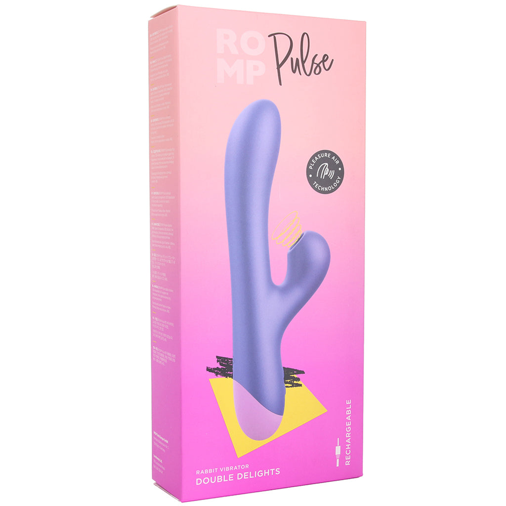 Romp Pulse Pleasure Air Rabbit Vibe - Tophatter's Adult Sex Toys Online Vibrators > Rabbit Vibrators - Tophatter Daily Deals