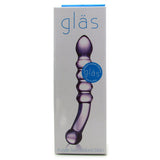 gläs Purple Rain Ribbed Glass Dildo Dildo Sex Toys > Pyrex Glass Dildos - Tophatter Daily Deals
