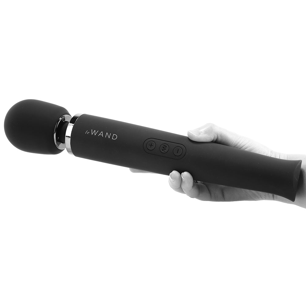 Le Wand Rechargeable Massager in Black Vibrators > Wands - Tophatter Daily Deals