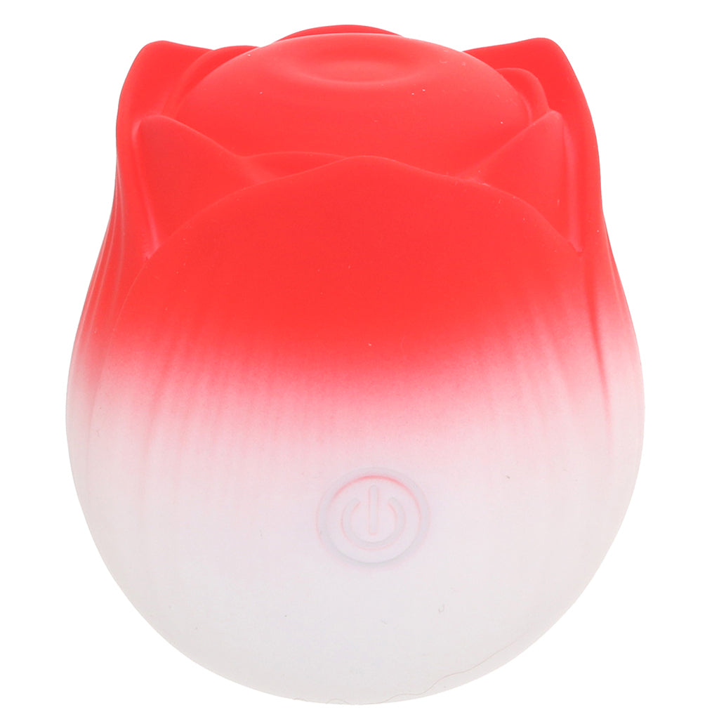 Bloomgasm Pulsing Petals Rose Stimulator in Red - Tophatter's Vibrator Deals Online Vibrators > Clitoral Stimulators - Tophatter Daily Deals