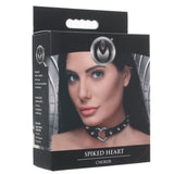 Master Series Spiked Heart Choker in Black Bondage and Fetish > Tools & Accessories - Tophatter Daily Deals