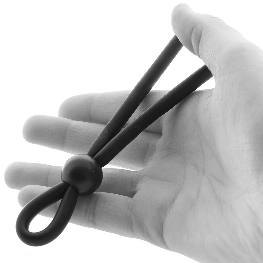Dr. Joel Erection Enhancing Lasso in Black - Tophatter's Adult Products Cock Rings - Tophatter Daily Deals