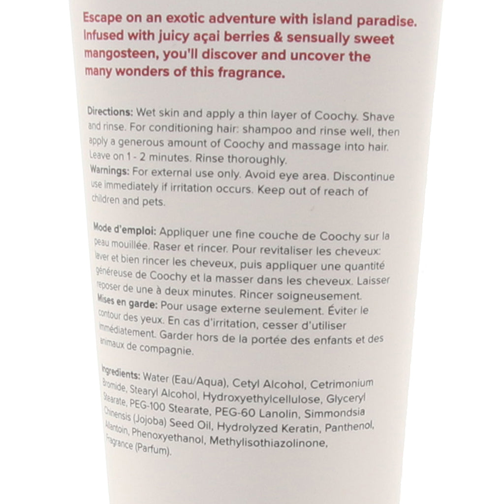 Coochy Shave Cream 12.5oz/370ml in Island Paradise Lubes and Lotions > Hair & Skincare - Tophatter Daily Deals