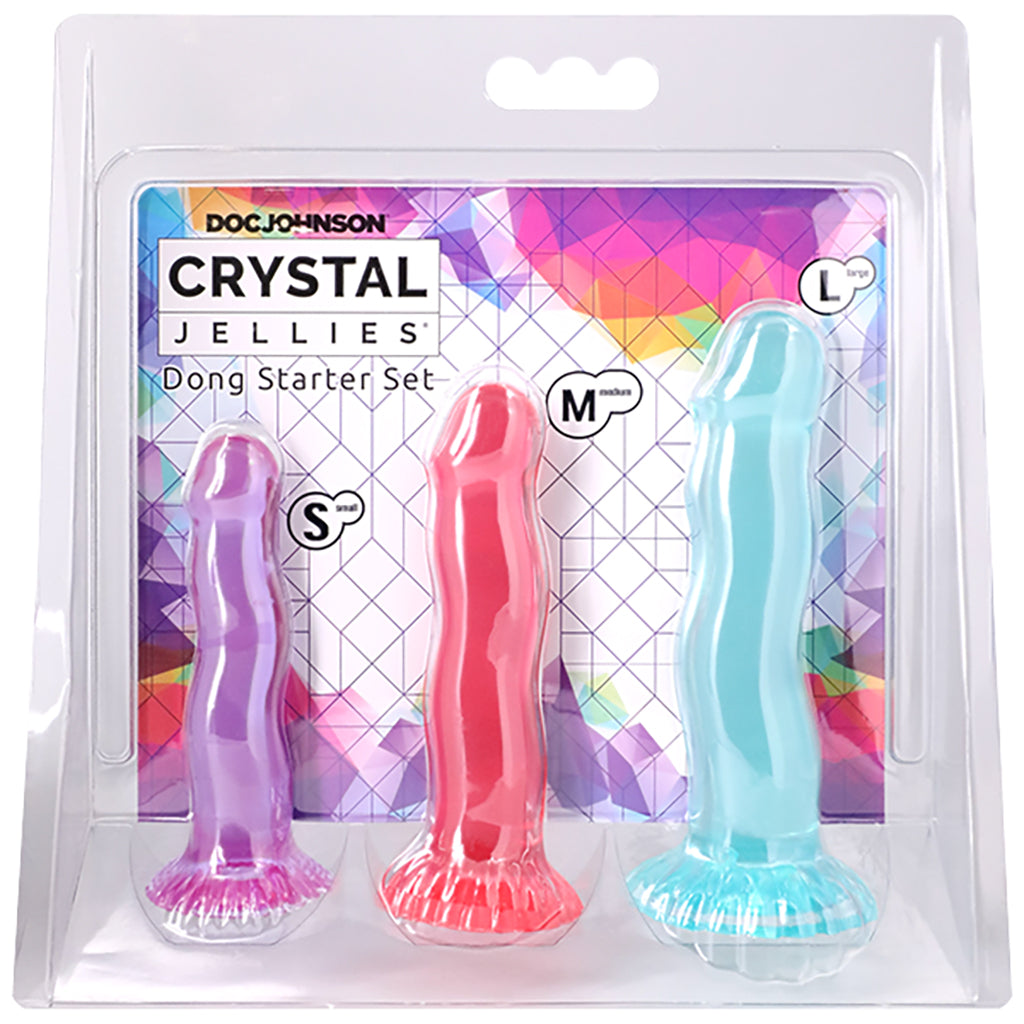 Crystal Jellies Dong Starter Kit Dildo Sex Toys > Anal Dildos - Tophatter Daily Deals