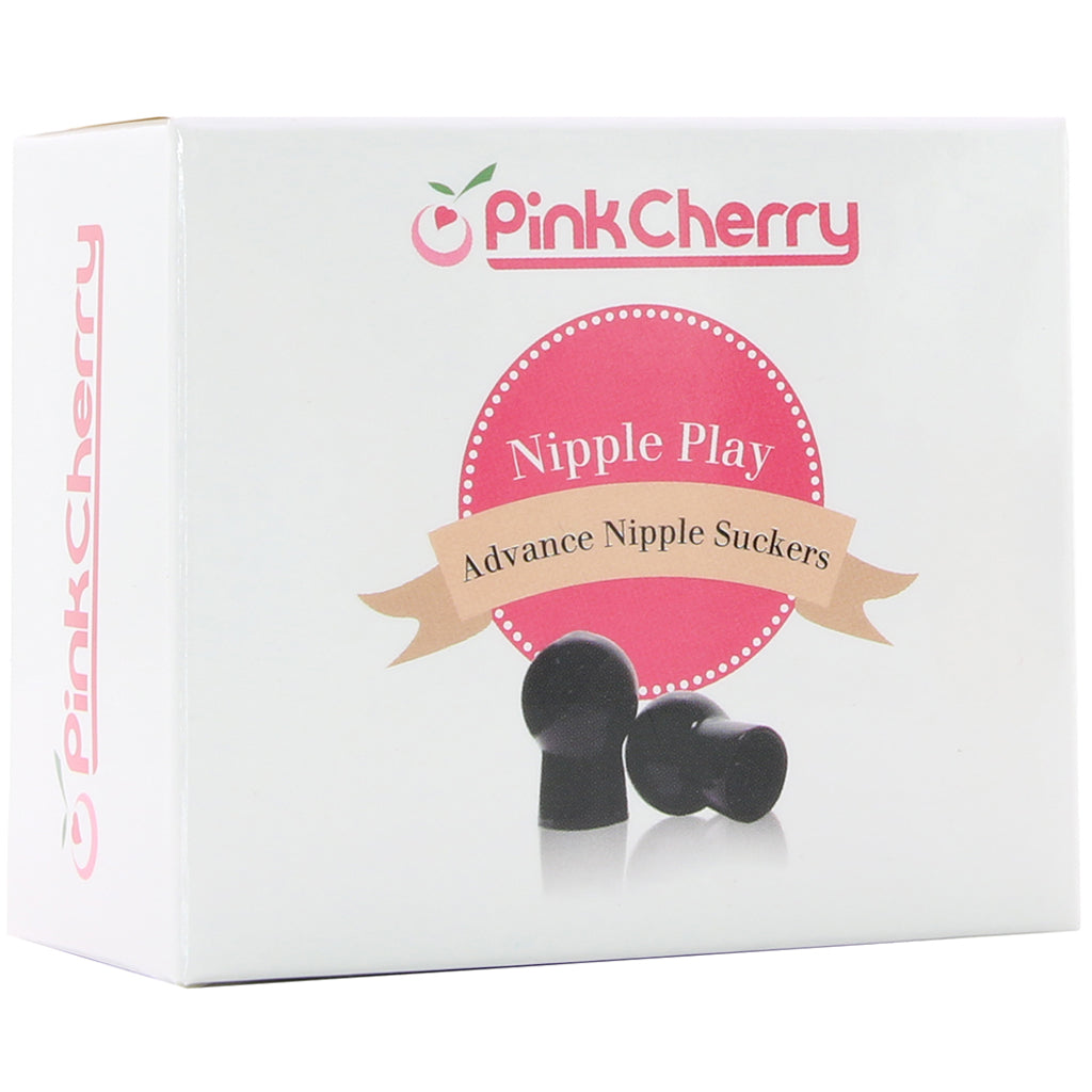 PinkCherry Advanced Nipple Suckers in Black Bondage and Fetish > Nipple Stimulators & Clamps - Tophatter Daily Deals