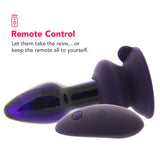 Icicles No.85 Vibrating Glass Plug in Purple Anal Sex Toys > Butt Plugs - Tophatter Daily Deals
