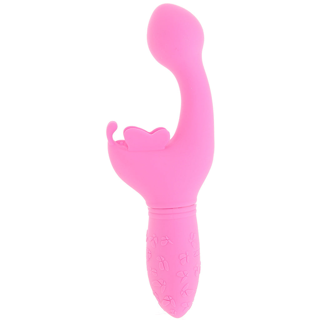 Rechargeable Butterfly Kiss Vibrator in Pink - Tophatter's Adult Sex Toys Online Vibrators > G-Spot Vibrators - Tophatter Daily Deals